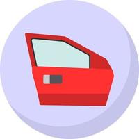 Car Door Vector Icon Design