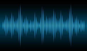 Sound Wave Modern Technology Background vector