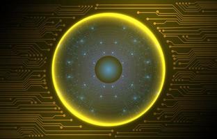 Modern Cybersecurity Technology Background with Globe vector
