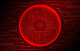 Modern Cybersecurity Technology Background with Globe vector