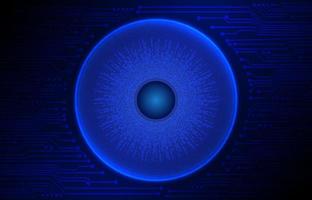 Modern Cybersecurity Technology Background with Globe vector