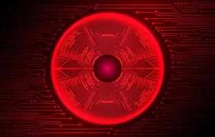 Modern Cybersecurity Technology Background with eyes vector