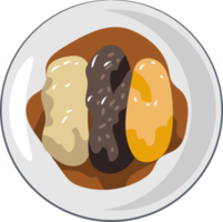 Haggis Neeps and tatties png graphic clipart design