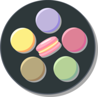 macaron PNG grafisch clip art ontwerp