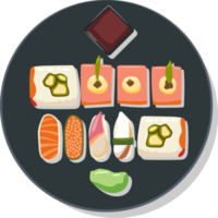 sushi png design de clipart gráfico