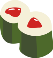 Sushi rouleau png graphique clipart conception