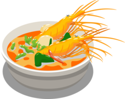 Tom yum goong png graphic clipart design