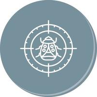 Bug Target Vector Icon