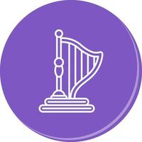 Harp Vector Icon