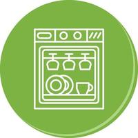 Dishwasher Vector Icon