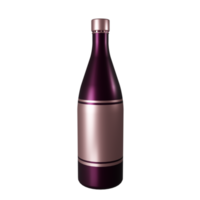 bottiglia isolato su trasparente sfondo 3d illustrazione png file