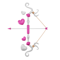 content la Saint-Valentin journée sur transparent Contexte 3d illustration png