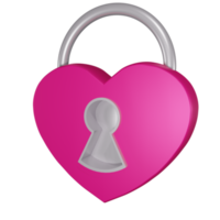 glücklich Valentinstag Tag auf transparent Hintergrund 3d Illustration png