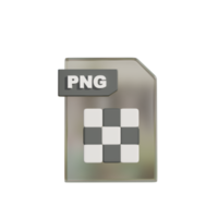 file formato su trasparente sfondo 3d illustrazione png