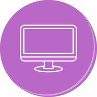 Monitor Vector Icon