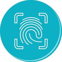 Finger Print Vector Icon