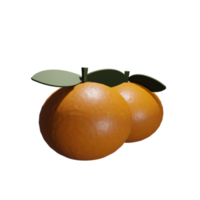 oranje fruit geïsoleerd Aan transparant achtergrond PNG het dossier