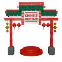 Chinese New Year Isolated on transparent background png file