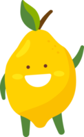 personnage de dessin animé de citron png