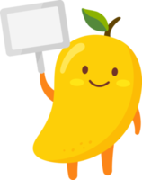 personnage de dessin animé de mangue png