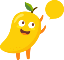 personaje de dibujos animados de mango png