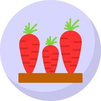 diseño de icono de vector de zanahorias