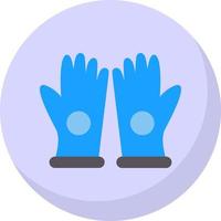 guantes, vector, icono, diseño vector