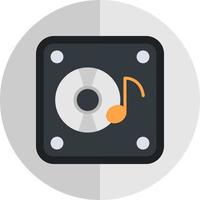 Music Album Vector Icon Design