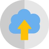 Cloud Uploding Vector Icon Design