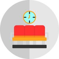 Waiting Area Vector Icon Design