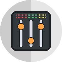 Equalizer Controller Vector Icon Design