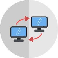 Data Transferred Vector Icon Design