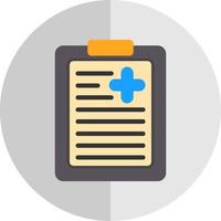 Medical Report Vector Icon Design