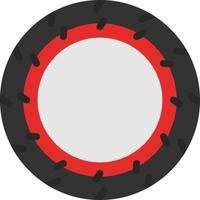 Tyre Vector Icon Design