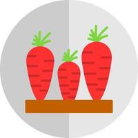 diseño de icono de vector de zanahorias