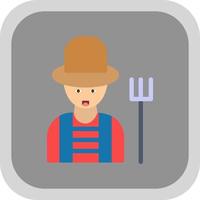 Farmer Vector Icon Design