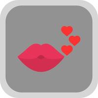 diseño de icono de vector de beso