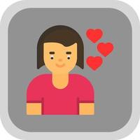 Girlfriend Vector Icon Design