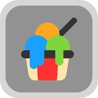 Ice Cream Vector Icon Design