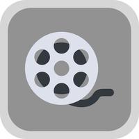 Film Reel Vector Icon Design