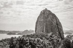 Sugarloaf mountain Pao de Acucar panorama Rio de Janeiro Brazil. photo