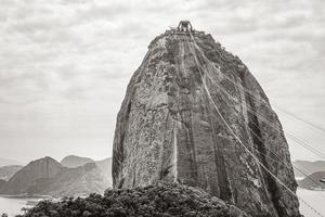 Sugarloaf mountain Pao de Acucar panorama Rio de Janeiro Brazil. photo