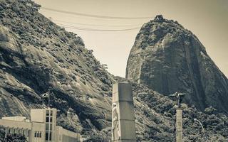 Sugarloaf mountain Pao de Acucar panorama Rio de Janeiro Brazil. photo