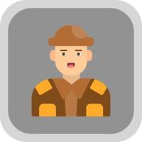 Soldier Vector Icon Design