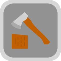 Wood Axe Vector Icon Design