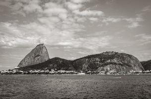 Sugarloaf mountain Pao de Acucar panorama Rio de Janeiro Brazil. photo