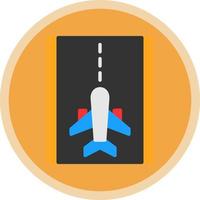 Runway Vector Icon Design