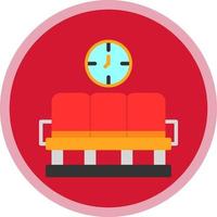 Waiting Area Vector Icon Design