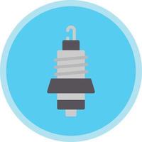 Spark Plug Vector Icon Design