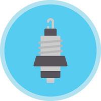 Spark Plug Vector Icon Design